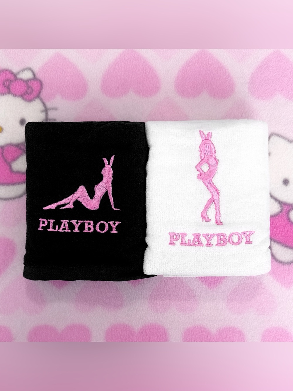 Playboy Bunny Girl Hand Towel Set 👯‍♀️